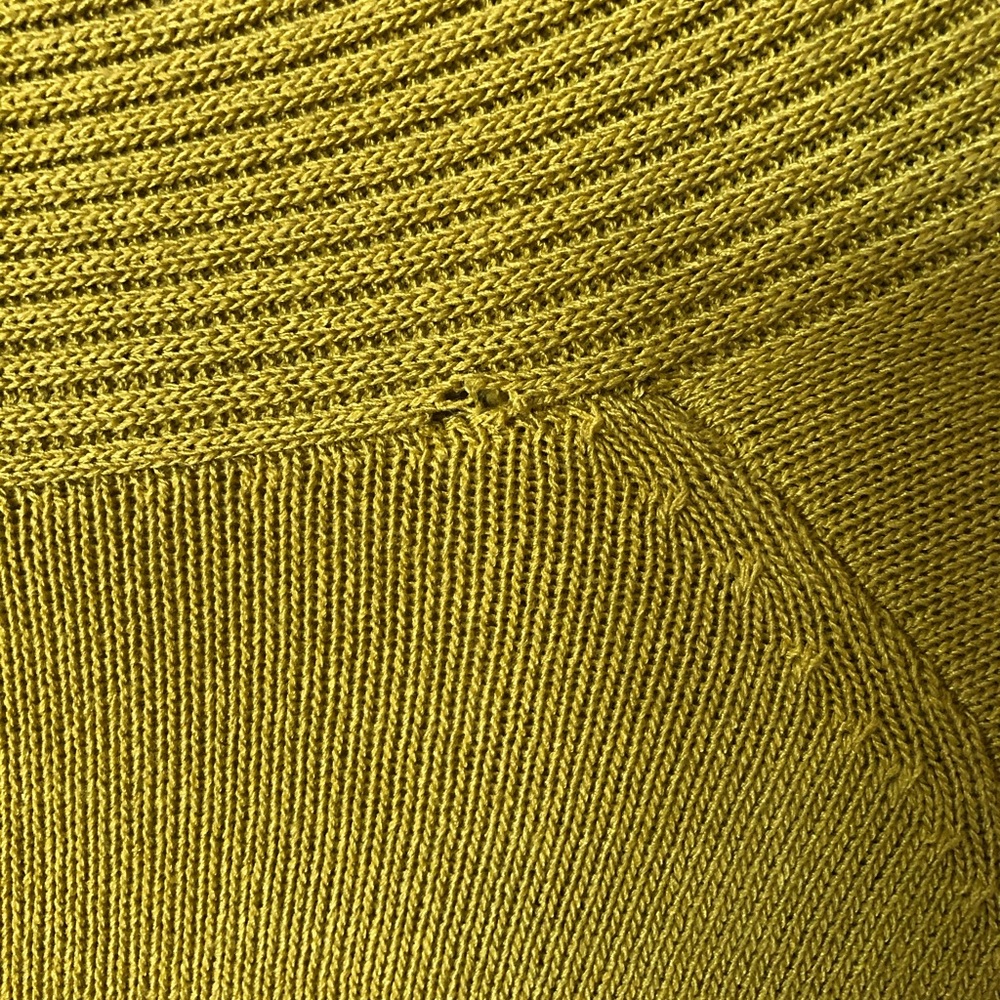 Anthropologie Chartreuse Cardigan Sweater - Picture 6 of 6
